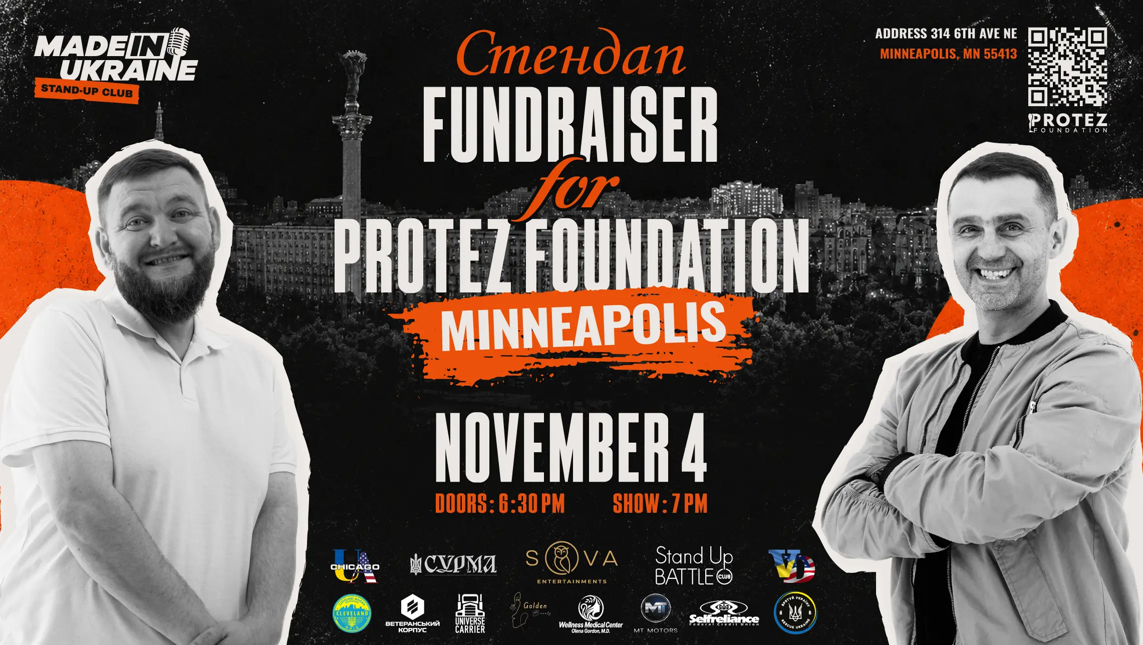 Charity Stand-Up in Minneapolis