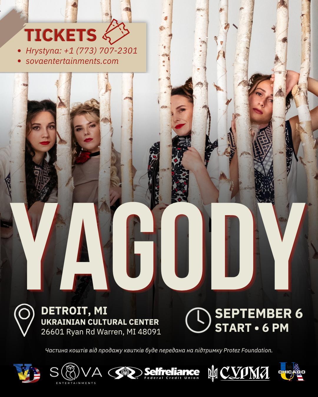 YAGODY in Detroit - Concert you have to experience